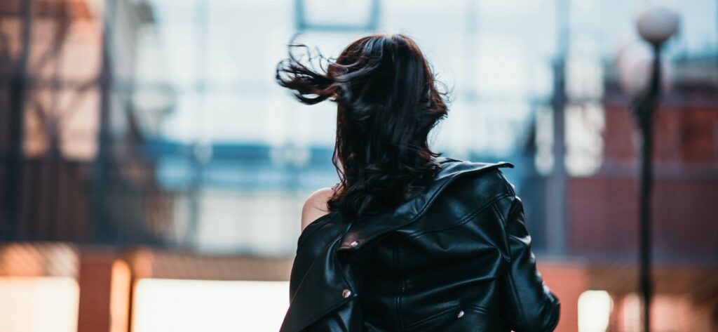 skórzana kurtka damska