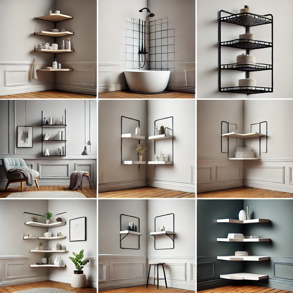 zestawy półek narożnych