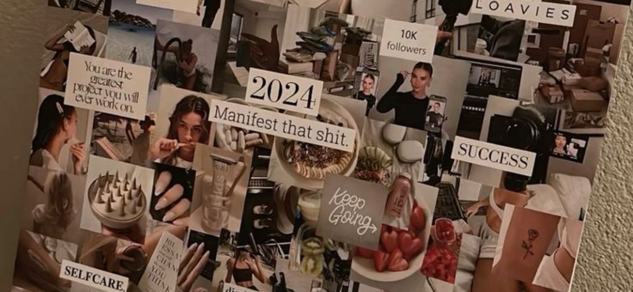 vision board 2025 inspiracja