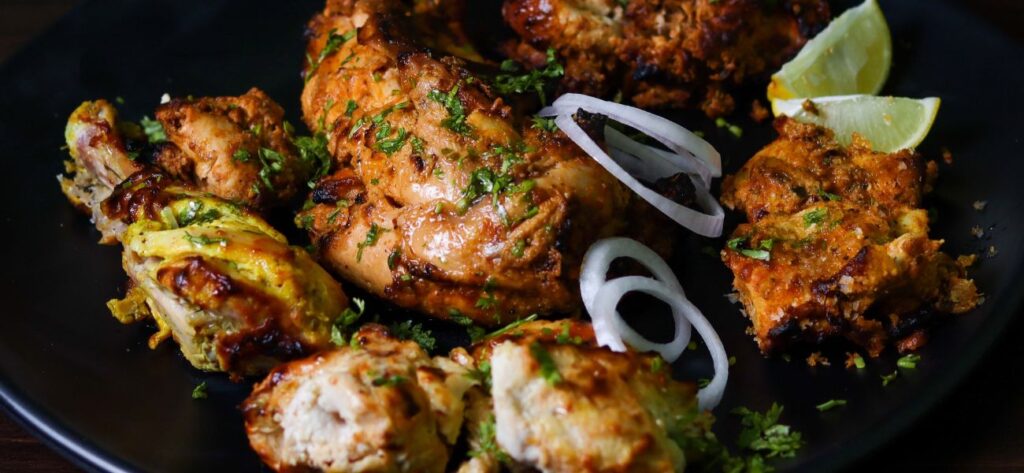 kurczak zagrodowy pieczony w kawałkach