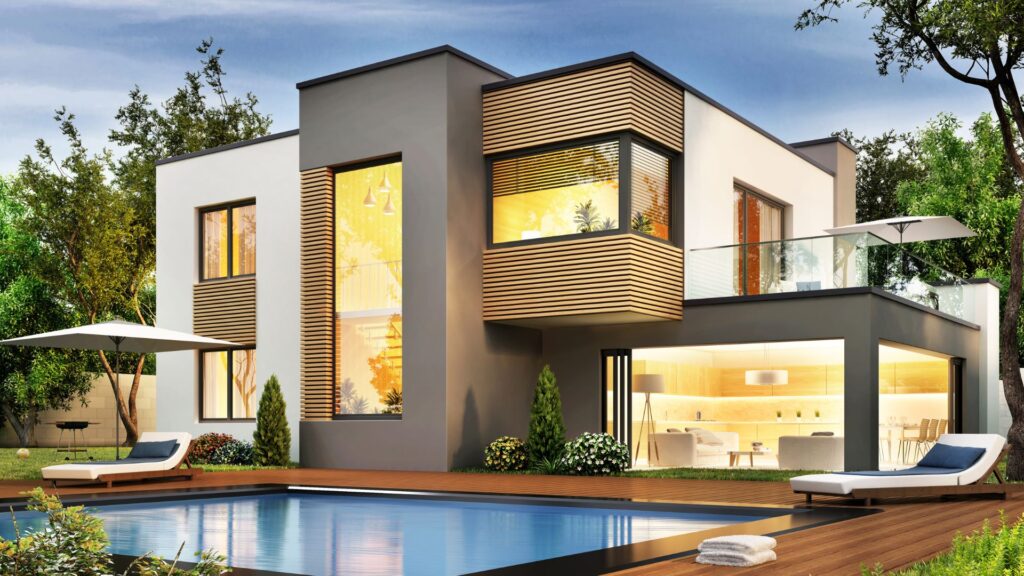 jaka temperatura powinna być w domu - nowoczesny dom