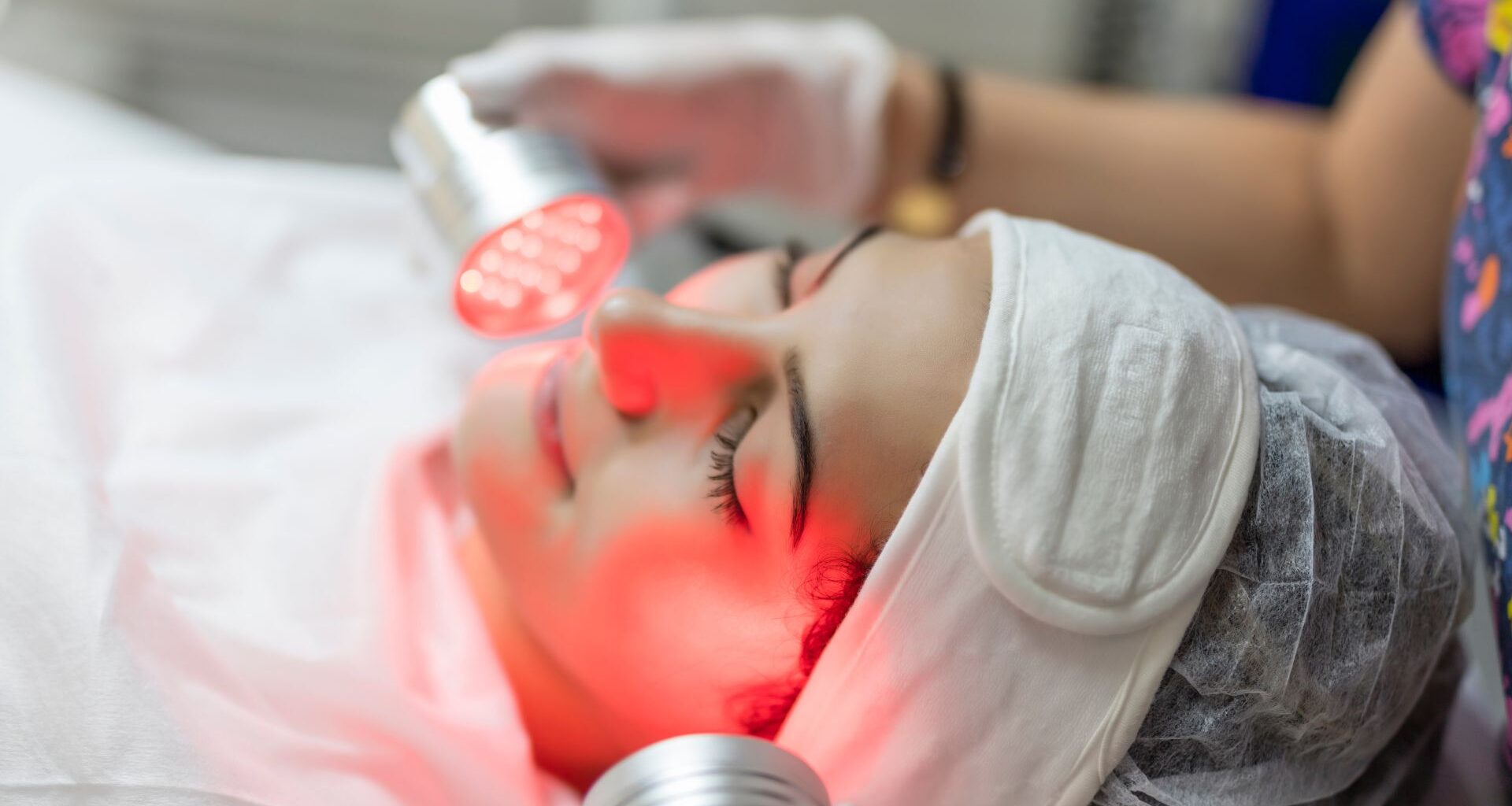 lampa na podczerwien zabieg domowy influencerek