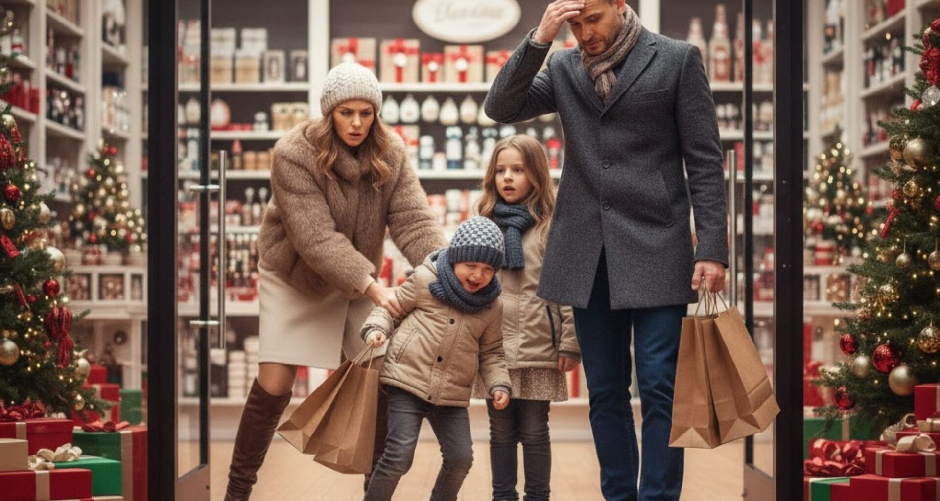 świąteczne zakupy z dziećmi
